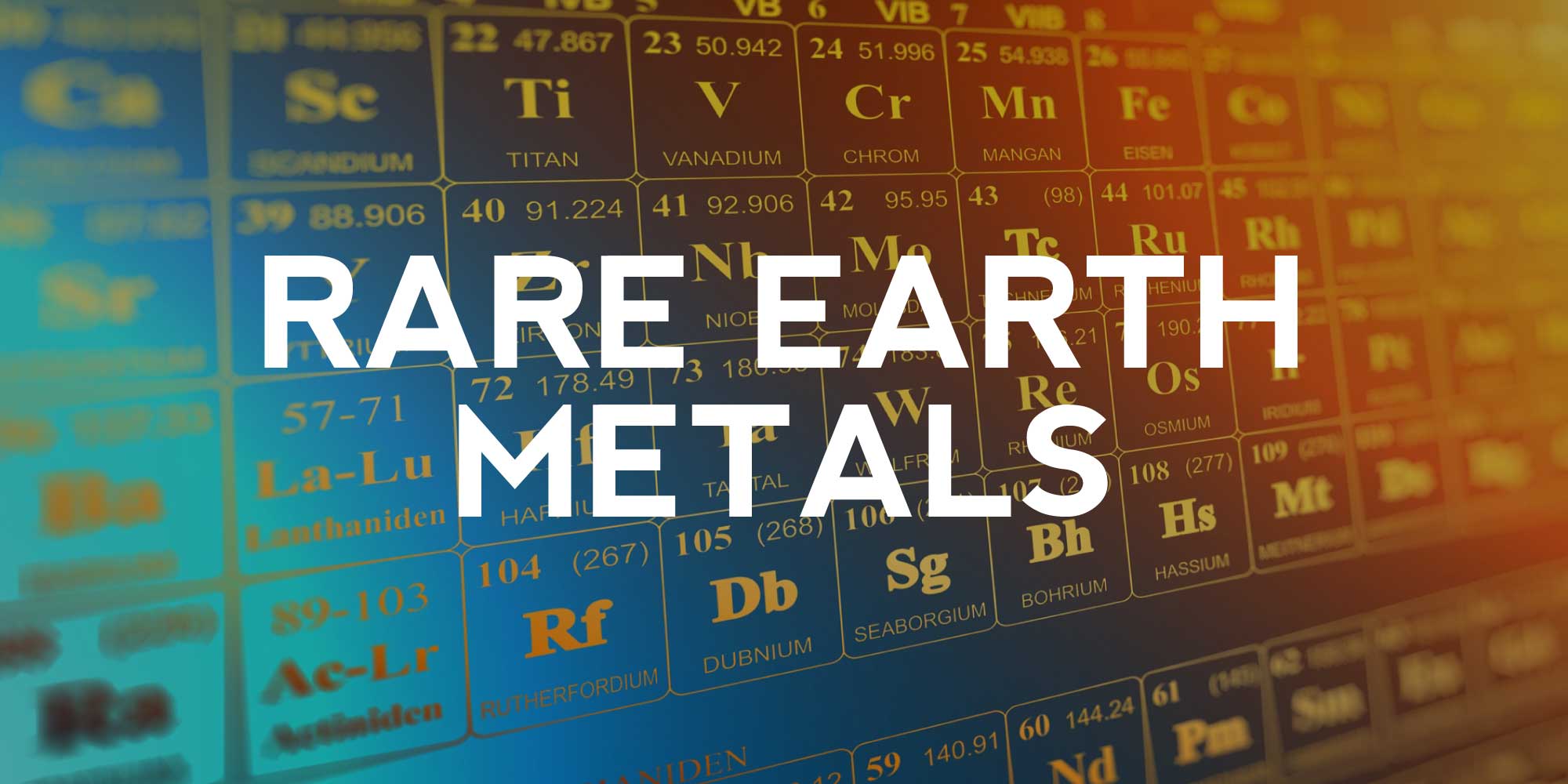 Rare Earth Metals in Electronics