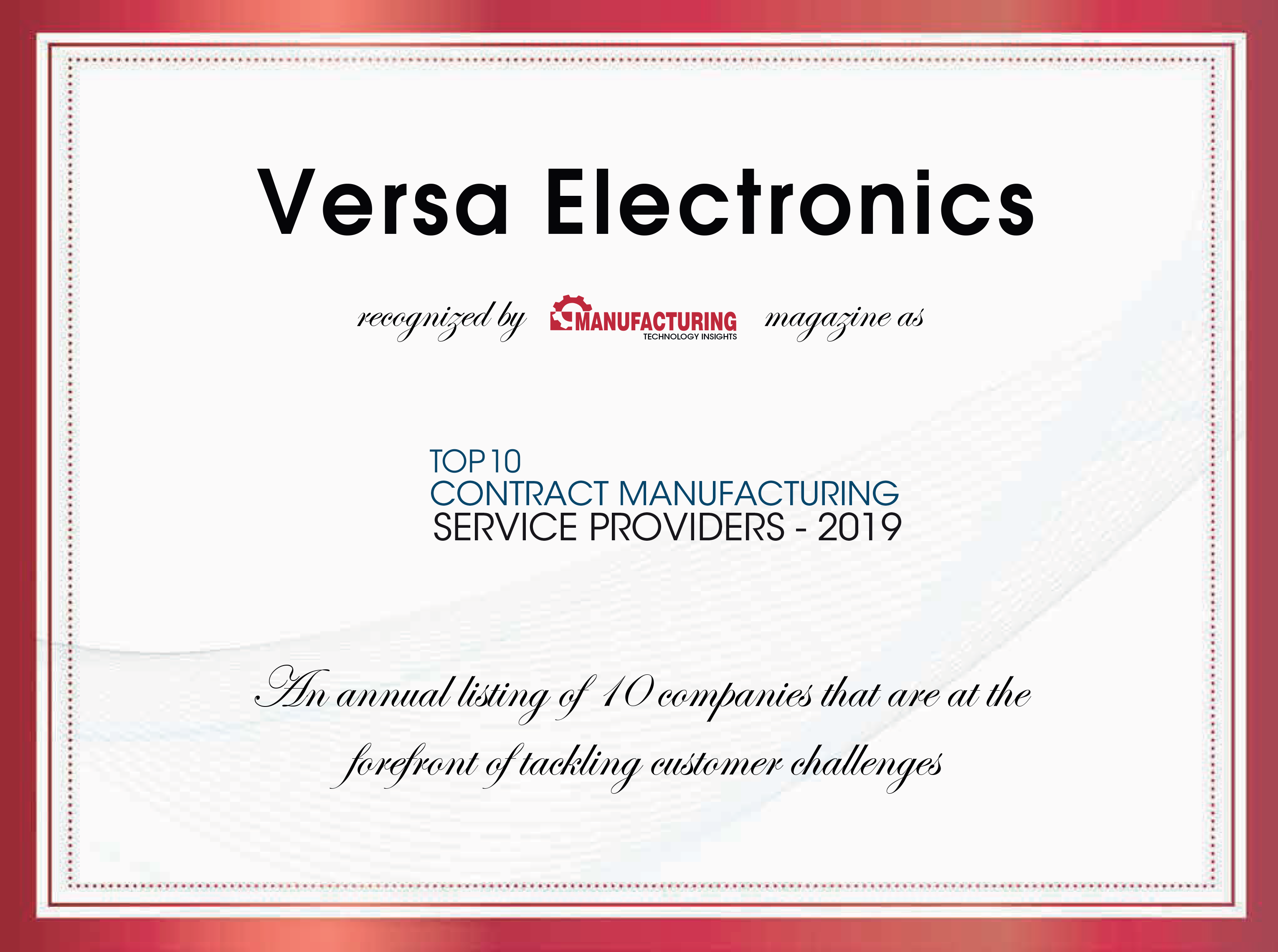 Electronic Contract Manufacturing Top 10